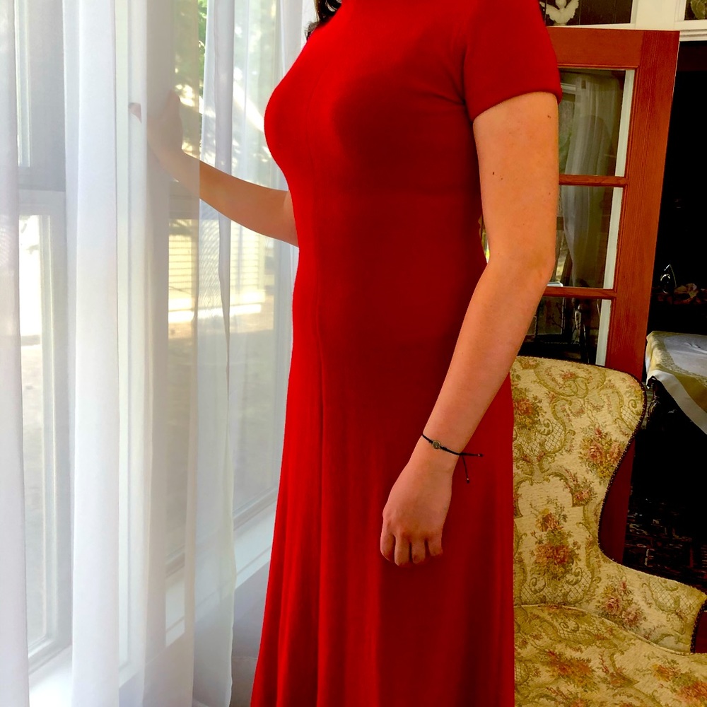 Red Gown by Carmen Marc valvo